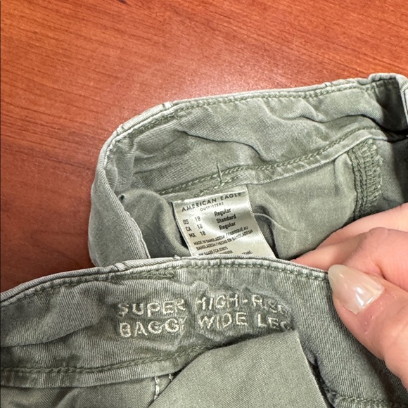 American eagle super high-rise baggy wide leg pants size 18 // 011115 - Picture 2 of 2